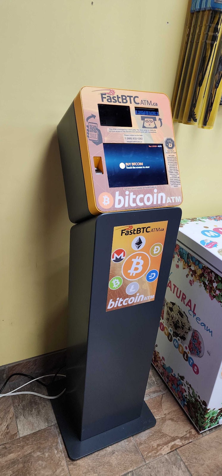 FastBTC Bitcoin ATM - Ultramar | 110 County Rd 33, Trenton, ON K8V 5P6, Canada | Phone: (888) 832-1282