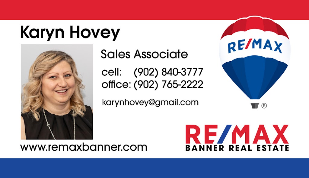 Karyn Hovey, RE/MAX Banner Real Estate | 962 Central Ave, Greenwood, NS B0P 1N0, Canada | Phone: (902) 840-3777