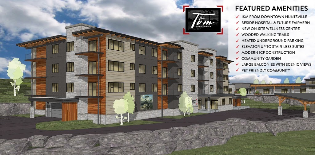 The Tom Condo at Campus Trails Huntsville | 454 Muskoka District Road 3, Huntsville, ON P1H 0B3, Canada | Phone: (705) 773-8833