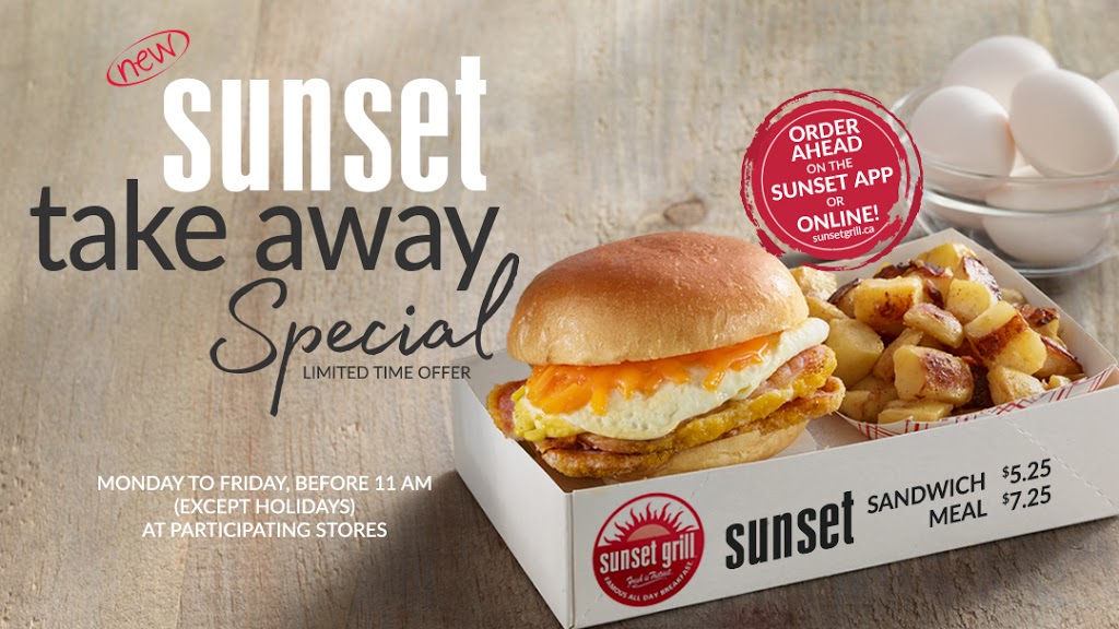 Sunset Grill | 41 George St S Unit 102, Brampton, ON L6Y 2E1, Canada | Phone: (905) 497-9222