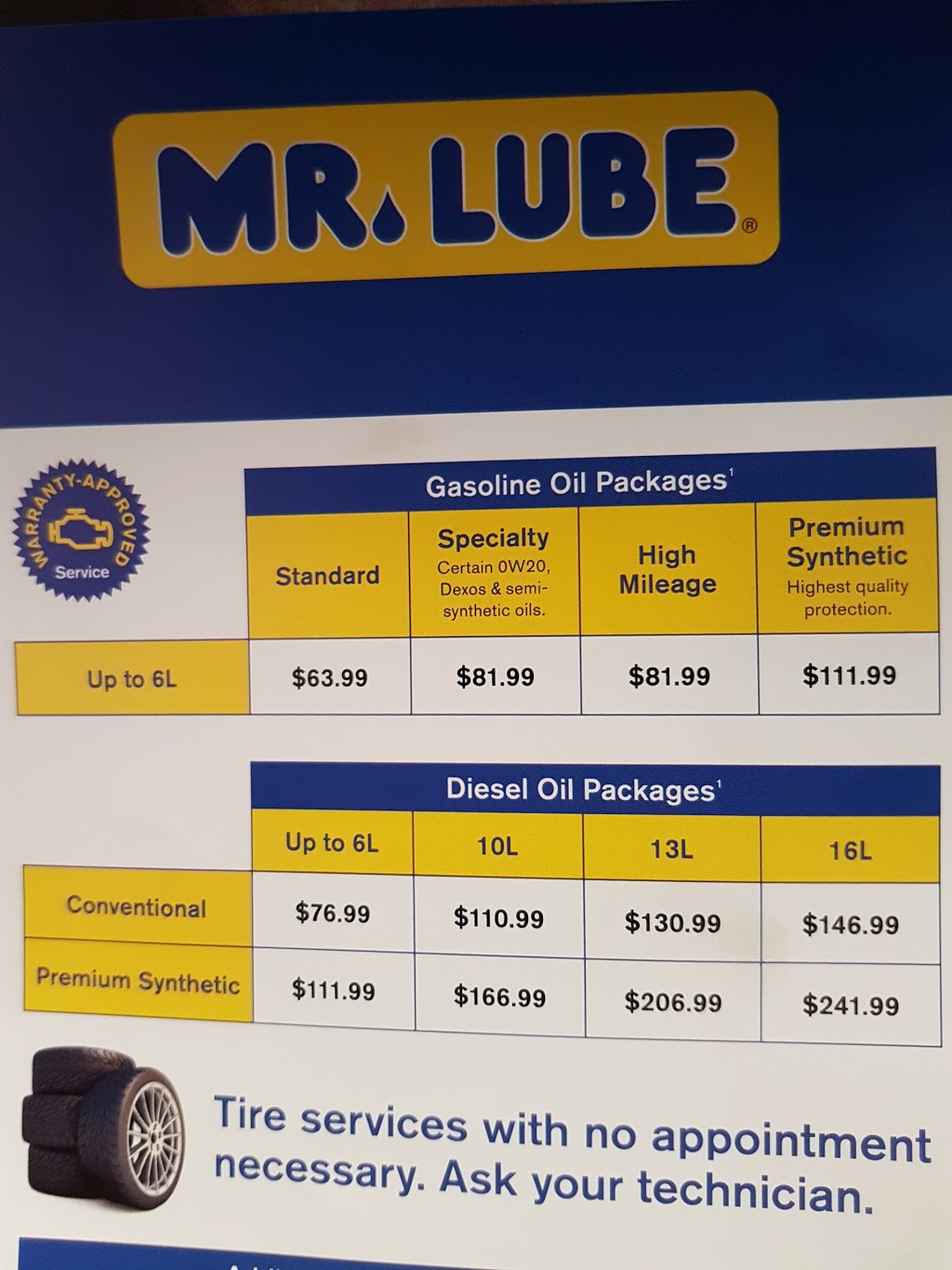 Mr. Lube | 9621 Macleod Trail SW, Calgary, AB T2J 0P6, Canada | Phone: (403) 216-6980