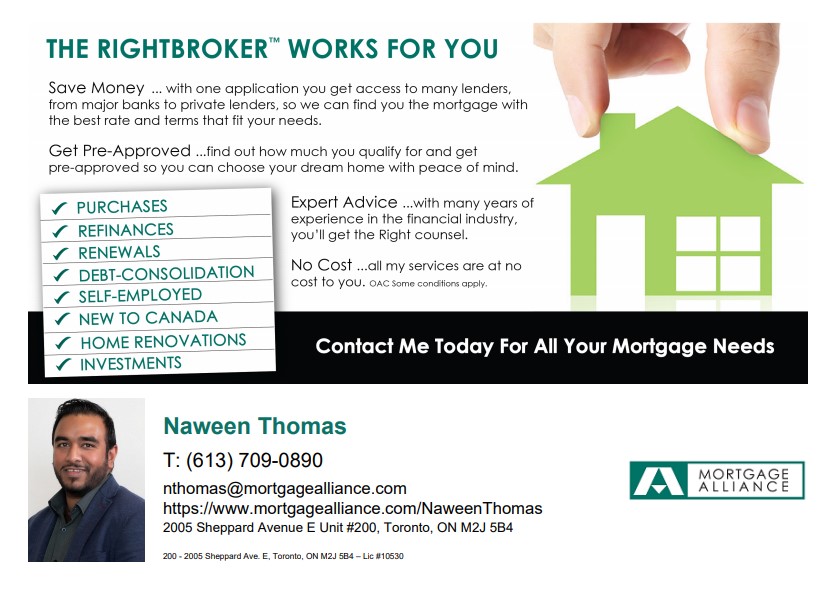 Naween Thomas Mortgages | 716 Teasel Way, Ottawa, ON K1T 0M1, Canada | Phone: (613) 709-0890