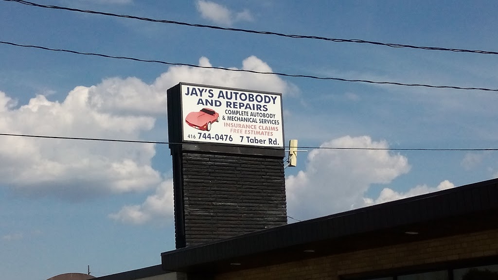 Jays Autobody & Repair | 7 Taber Rd, Etobicoke, ON M9W 3A3, Canada | Phone: (416) 744-0476