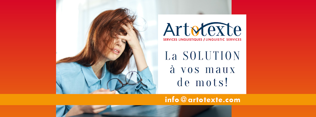 Artotexte Services linguistiques et adjointe virtuelle | 115 Rue du Rubis, Saint-Colomban, QC J5K 2W1, Canada | Phone: (450) 275-4874