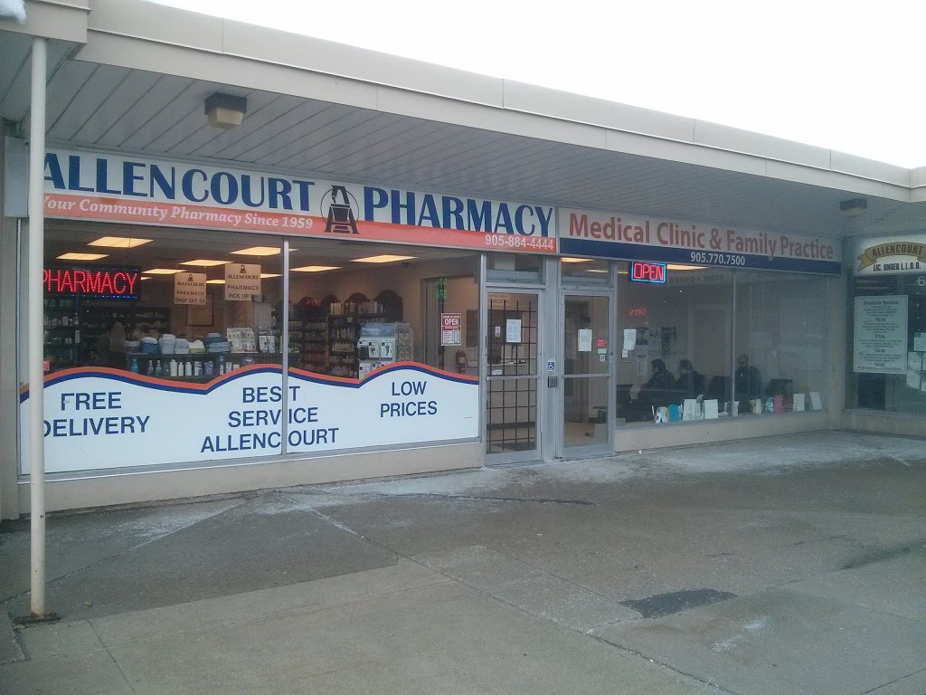 Allencourt Pharmacy | 610 Major Mackenzie Dr E, Richmond Hill, ON L4C 1J9, Canada | Phone: (905) 884-4444