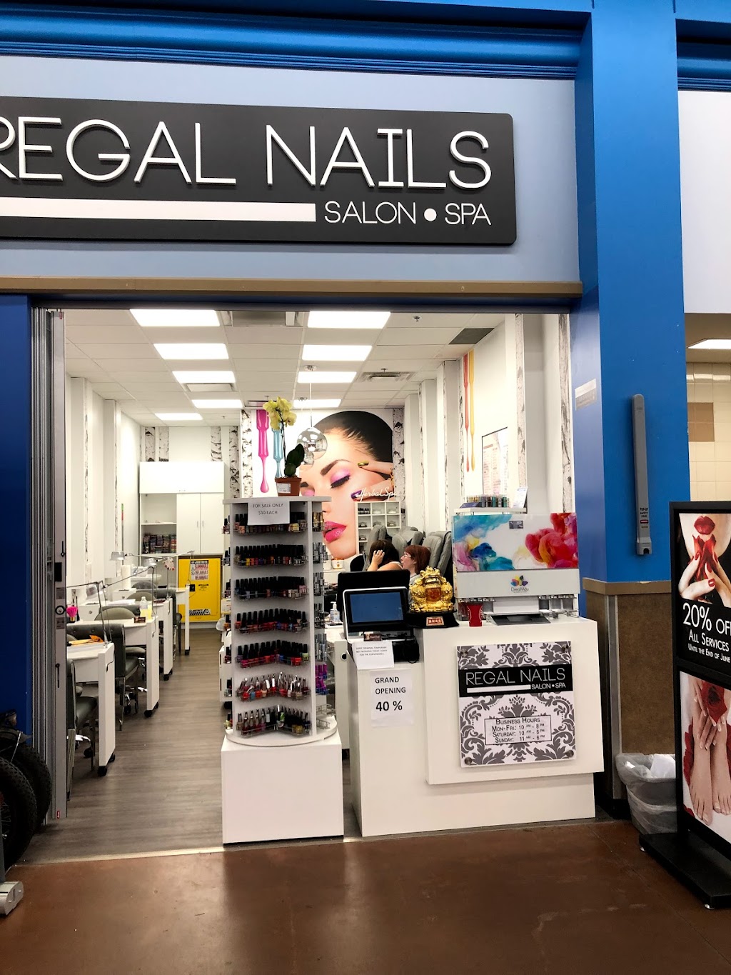 Regal Nails, Salon & Spa (Inside Walmart south Common) | 1203 Parsons Rd NW, Edmonton, AB T6N 0A9, Canada | Phone: (780) 729-9798