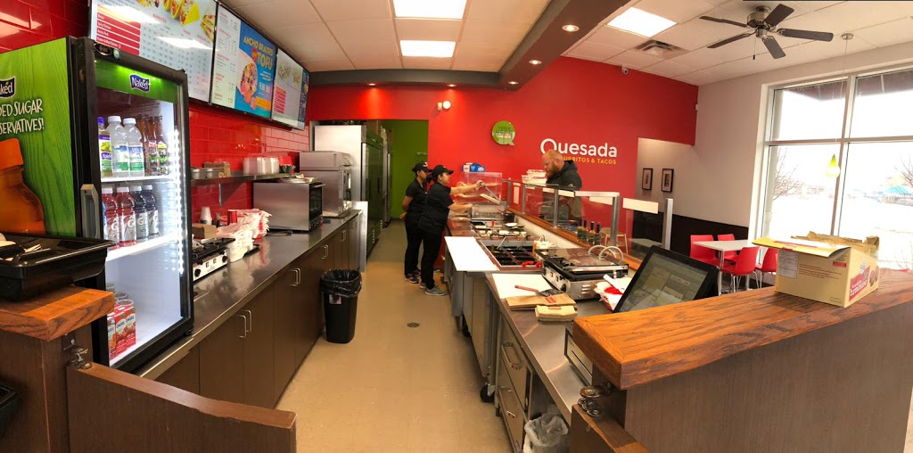 Quesada Burritos & Tacos | 1170 Rymal Rd E, Hamilton, ON L8W 3N7, Canada | Phone: (905) 296-4111