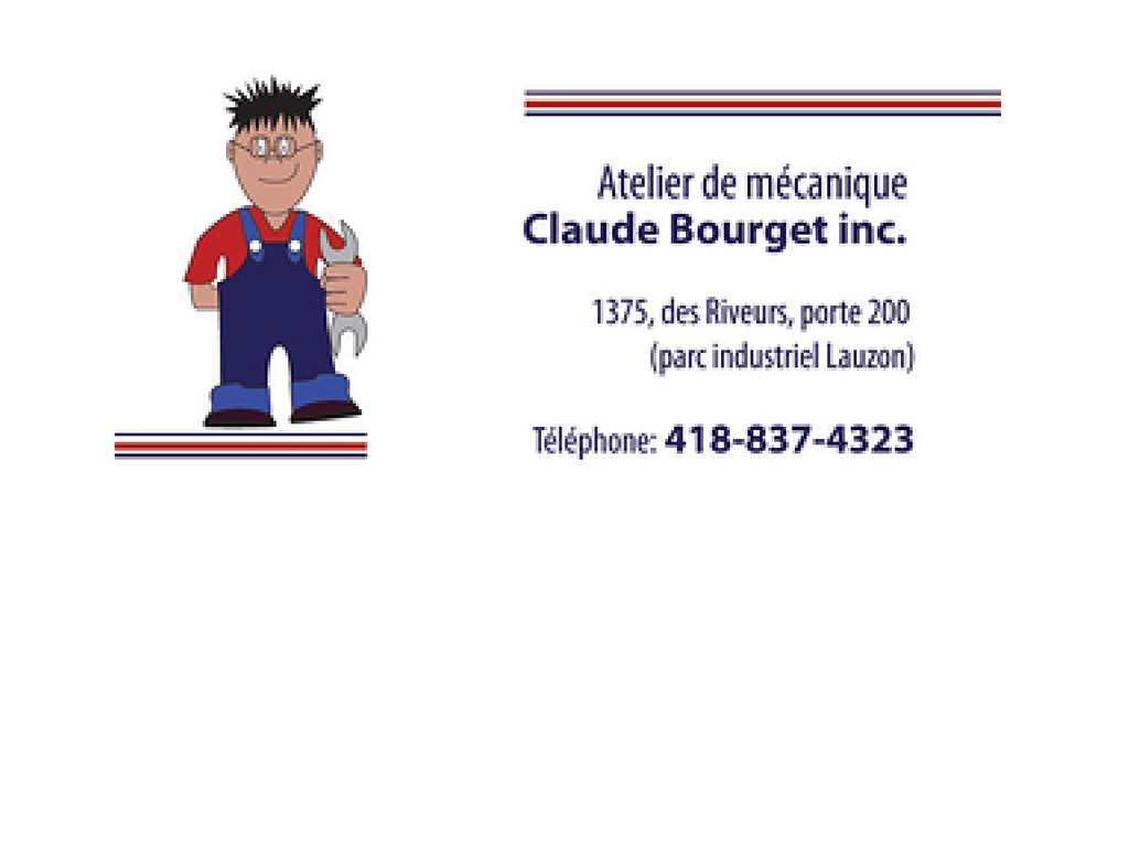 Atelier De Mécanique Claude Bourget | 1375 Rue des Riveurs, Lévis, QC G6V 0A2, Canada | Phone: (418) 837-4323