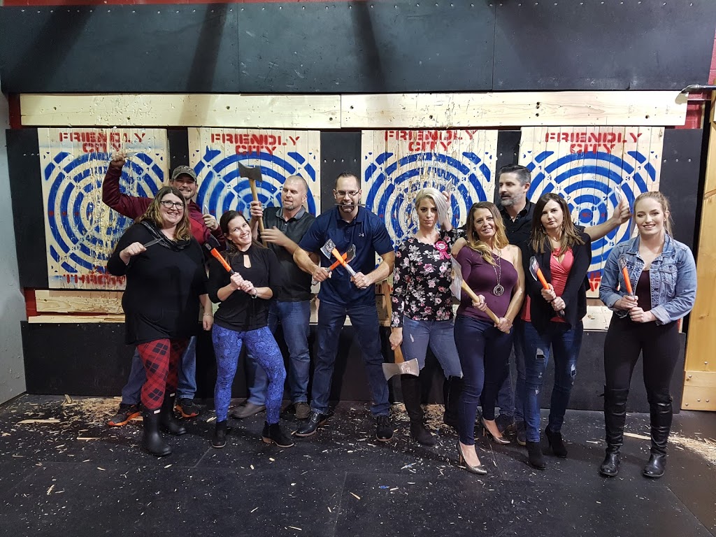 Friendly City Axe Throwing | 1057 Parkinson Rd #4, Woodstock, ON N4S 7W3, Canada | Phone: (519) 290-9348