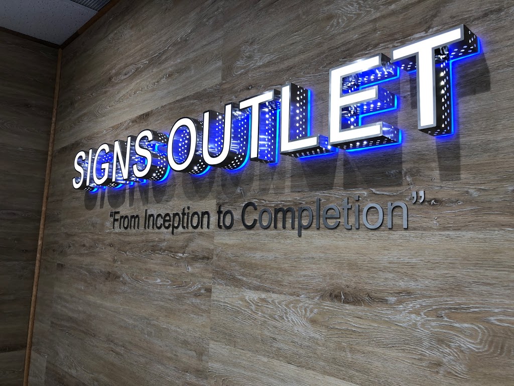 Signs Outlet | 2155 B Steeles Ave E Unit 5, Brampton, ON L6T 5A1, Canada | Phone: (905) 795-9611