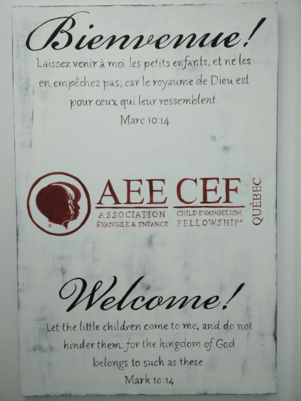 Association Évangile & Enfance AEE CEF Québec | 1775 Bd Edouard-Laurin, Saint-Laurent, QC H4L 2B9, Canada | Phone: (450) 926-3357