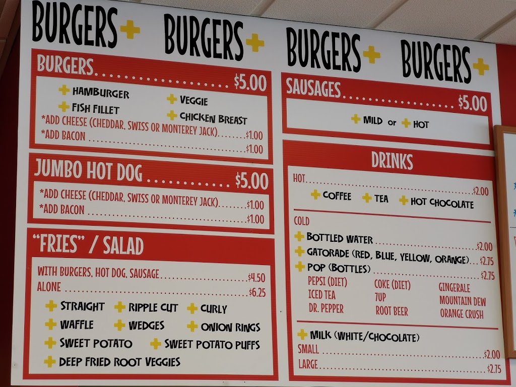 Burgers Plus | 115 Centre St, Espanola, ON P5E 1S4, Canada | Phone: (705) 583-2225