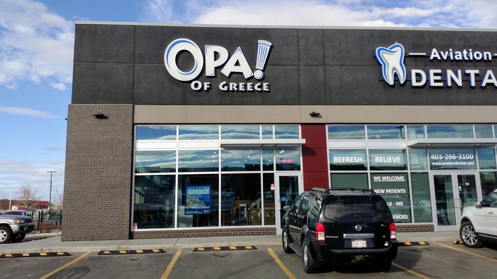 OPA! of Greece Aviation Crossing | 105, 465 Aviation Rd NE, Calgary, AB T2E 7H8, Canada | Phone: (587) 755-0158