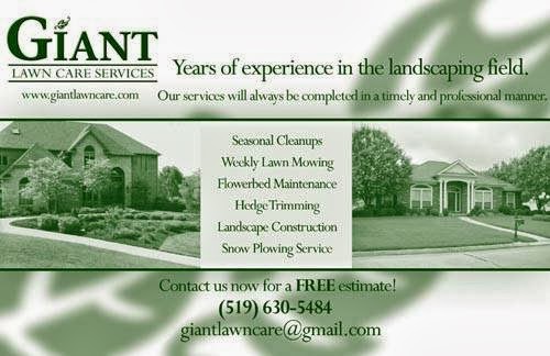 Giant Lawn Care Services | 603 Fanshawe Park Rd W, London, ON N6G 0V5, Canada | Phone: (519) 630-5484