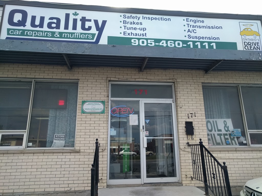 Quality Car Repairs & Mufflers | 171 Rutherford Rd S, Brampton, ON L6W 3J7, Canada | Phone: (905) 460-1111