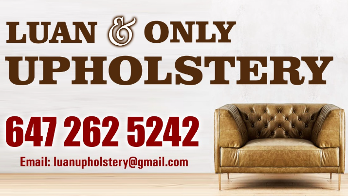 Luan&Only Upholstery | 296 Rimilton Ave, Etobicoke, ON M8W 4X6, Canada | Phone: (647) 262-5242