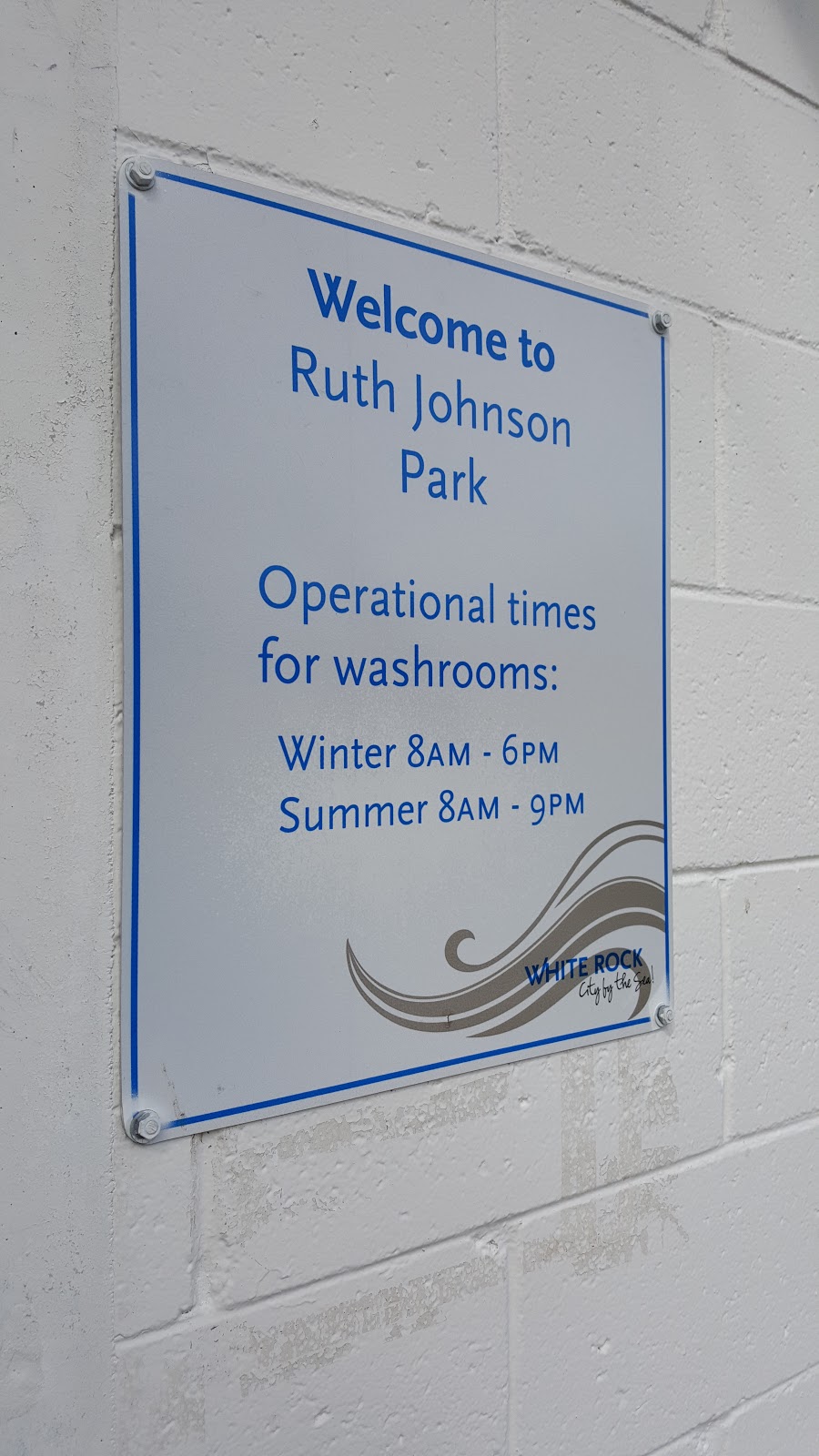 Ruth Johnson Comfort Station | 14600 North Bluff Rd, White Rock, BC V4B 2V1, Canada | Phone: (604) 541-2100