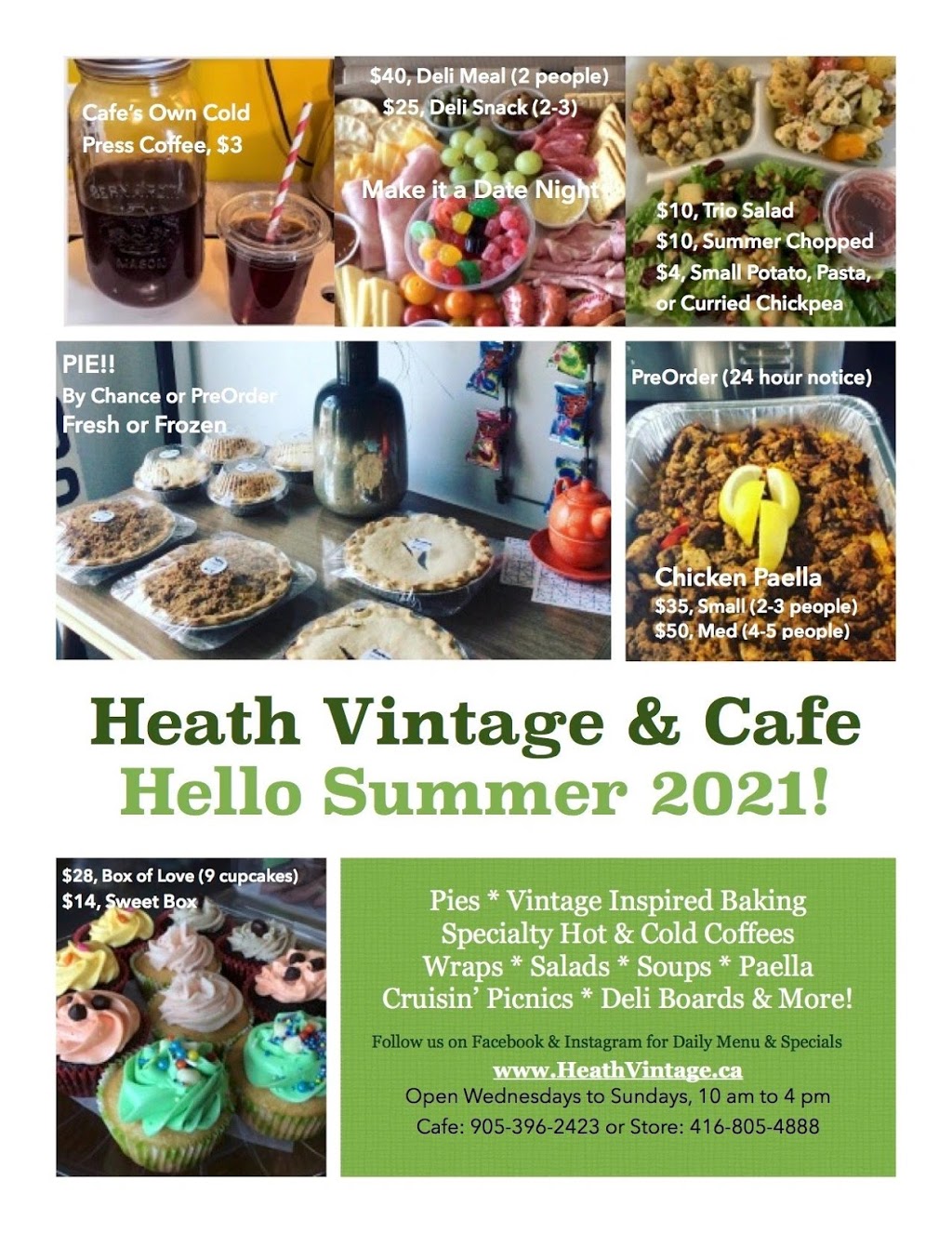 Heath Vintage & Cafe | 24 King St E, Colborne, ON K0K 1S0, Canada | Phone: (905) 396-2423