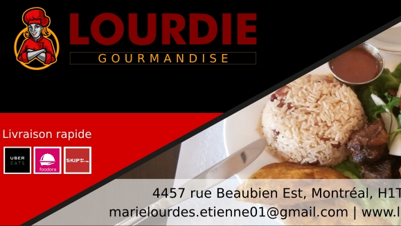 LOURDIE GOURMANDISE | 4457 Rue Beaubien E, Montréal, QC H1T 1T3, Canada | Phone: (514) 729-5533