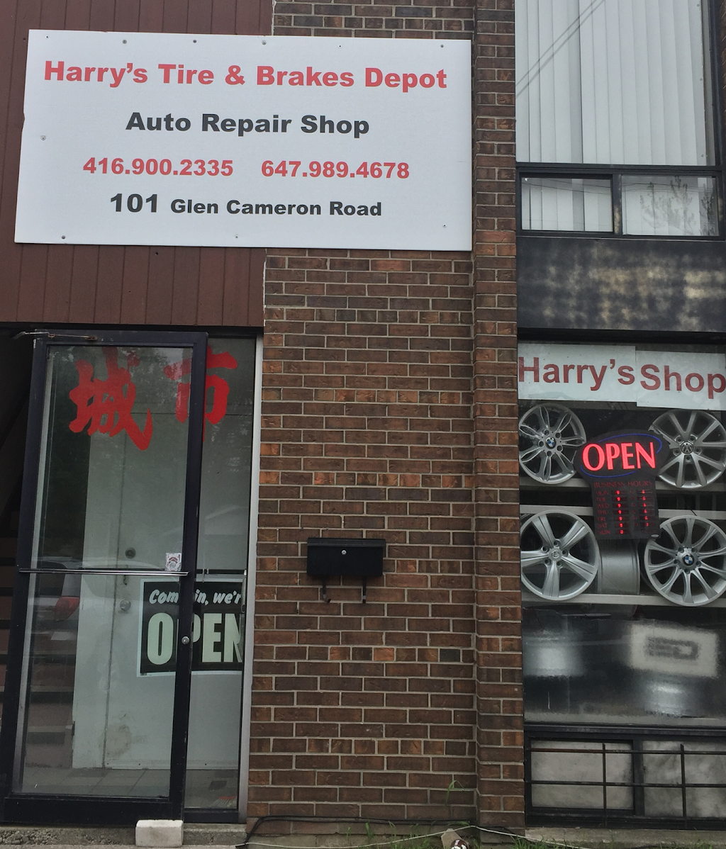 Harrys Tire & Brakes Depot Ltd | 101 Glen Cameron Rd, Thornhill, ON L3T 1N8, Canada | Phone: (416) 900-2335