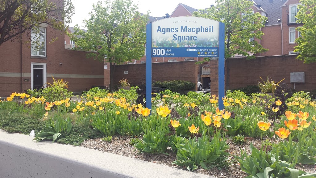 Agnes Macphail Square | 900 Pape Ave, East York, ON M4K 3T8, Canada | Phone: (416) 338-4386