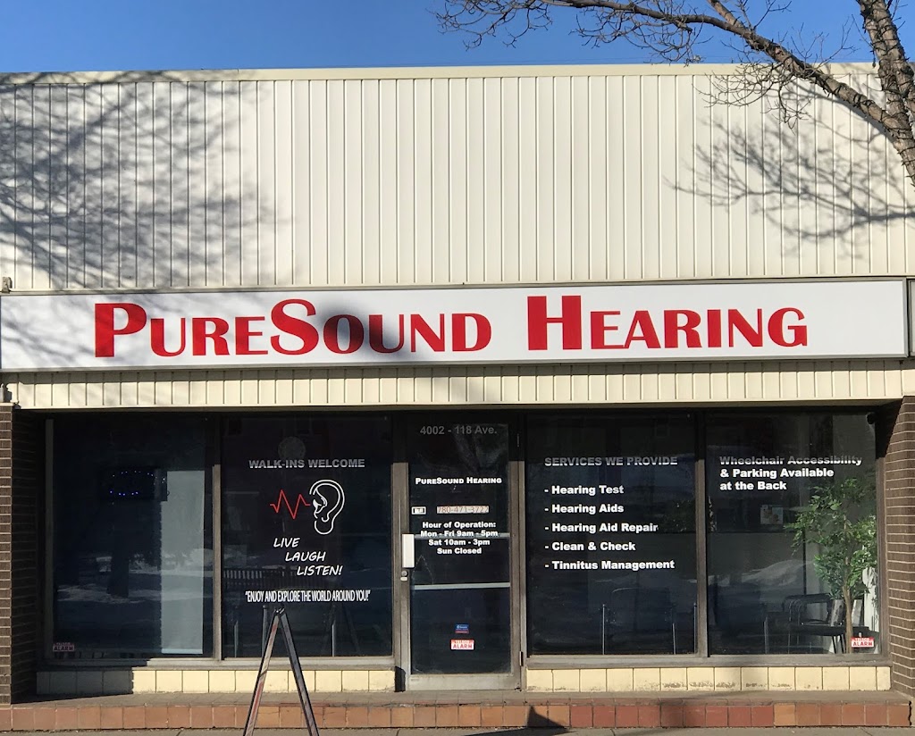 PureSound Hearing | 4002 118 Ave NW, Edmonton, AB T5W 1A1, Canada | Phone: (780) 471-3722