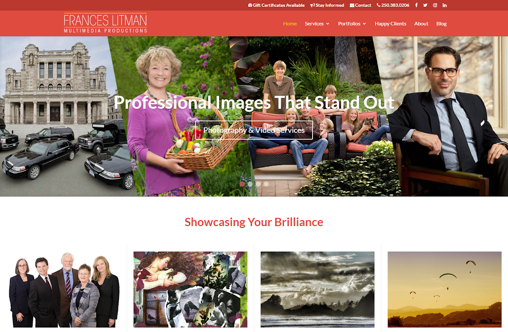 Frances Litman Inc. - Multi Media Productions | 474 Nelson St, Victoria, BC V9A 6P4, Canada | Phone: (250) 383-0206