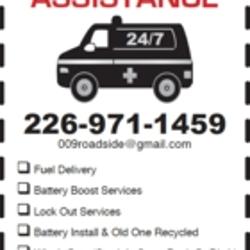 009 Roadside Assistance | 20 Hebert St, Guelph, ON N1E 0B5, Canada | Phone: (226) 971-1459