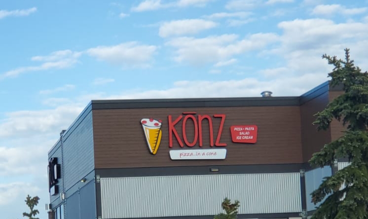 KONZ PIZZA... in a cone REGINA | 3881-A Rochdale Blvd, Regina, SK S4X 4P7, Canada | Phone: (639) 997-5188