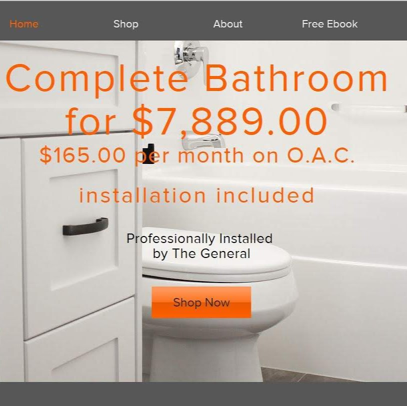 Bathroom for less | S Lane Rd, Sudbury, ON P3G 1C8, Canada | Phone: (705) 521-8123