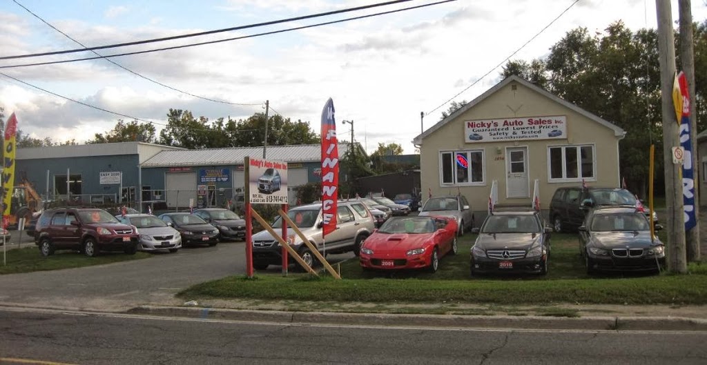 Nickys Auto Sales Inc | 1494 Cyrville Rd, Gloucester, ON K1B 3L8, Canada | Phone: (613) 749-4112