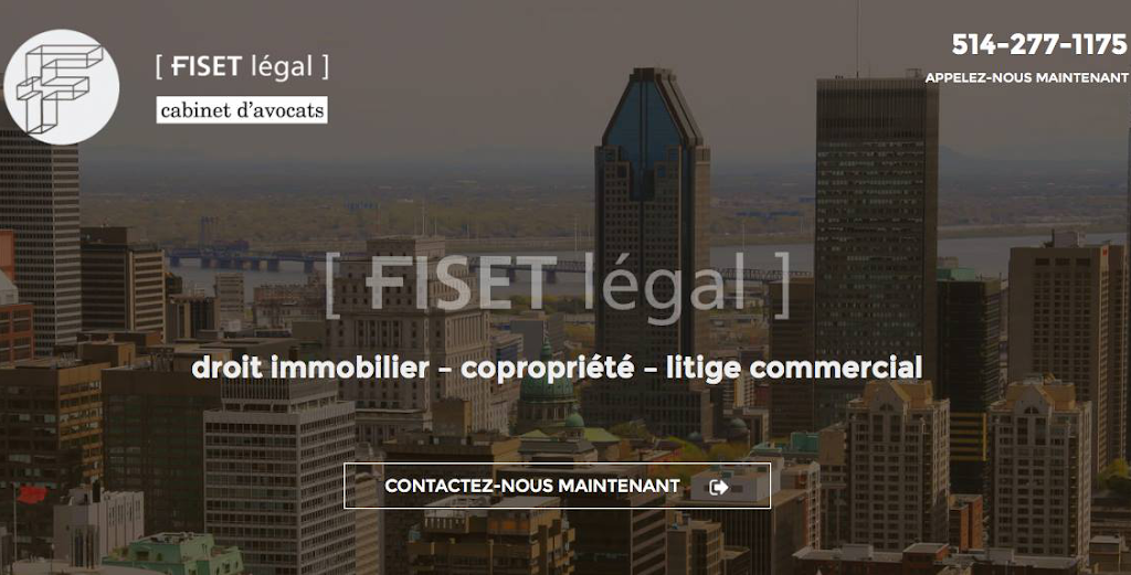 Fiset Legal Inc. | 1175 Avenue Bernard #301, Outremont, QC H2V 1V5, Canada | Phone: (514) 277-1175