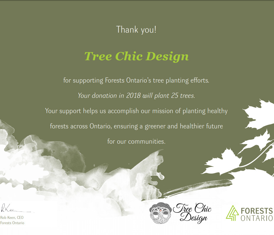 Tree Chic Design | 8A Bay St, Parry Sound, ON P2A 1S3, Canada | Phone: (705) 746-1549