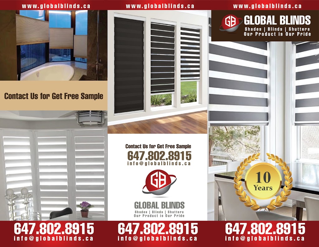 Global Blinds and Shades | 42 Amethyst Cir, Brampton, ON L6P 0Z3, Canada | Phone: (647) 802-8915