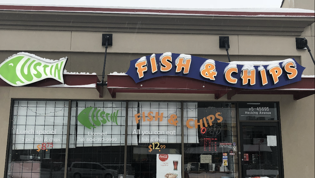 Austins Fish and Chips | 45695 Hocking Ave #5, Chilliwack, BC V2P 6Z6, Canada | Phone: (604) 392-9999