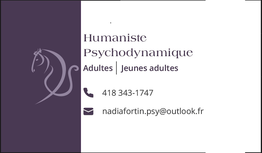 Nadia Fortin, Psychologue | 370 rang 5 Ouest, Saint-Bruno, QC G0W 2L0, Canada | Phone: (418) 343-1747