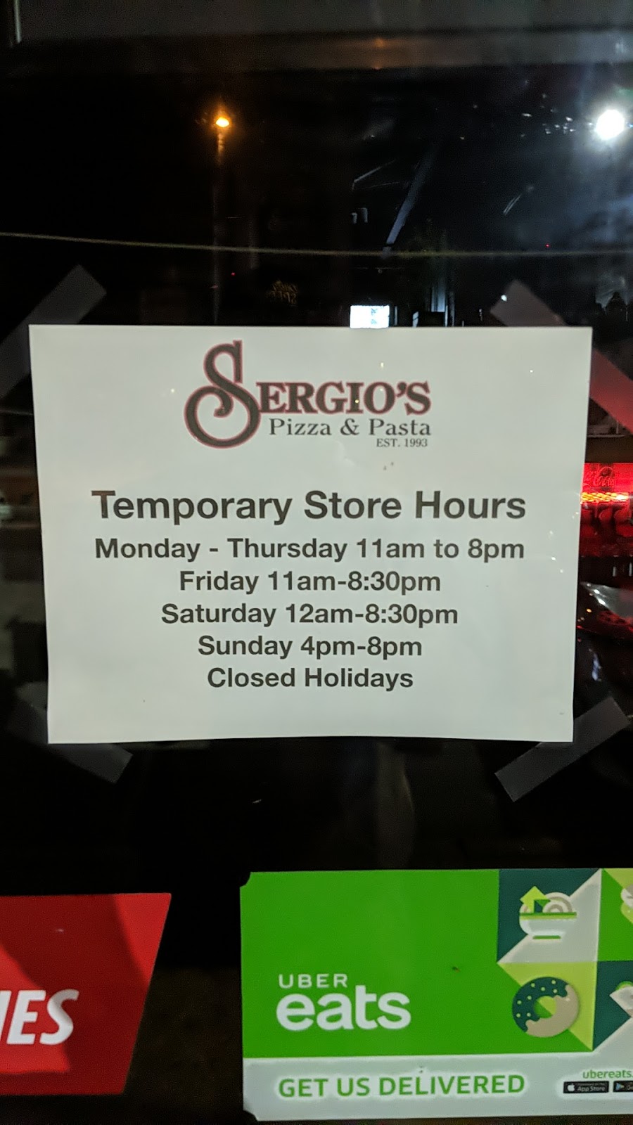 Sergios Pizza | 2929 St Johns St, Port Moody, BC V3H 2C2, Canada | Phone: (604) 469-6005