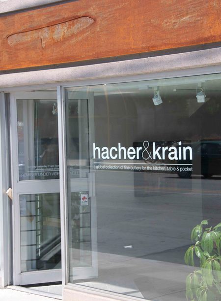 hacher&krain | 256 Dupont St, Toronto, ON M5R 1V7, Canada | Phone: (647) 352-0352