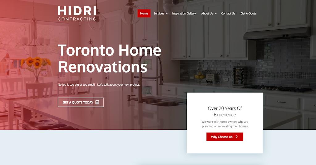 Hidri Contracting Inc | 15 Cormorant Crescent, Woodbridge, ON M4A 1Y5, Canada | Phone: (647) 828-1715