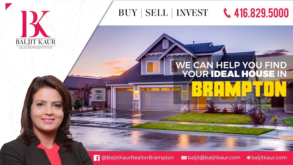 Baljit Kaur - Real Estate | 11775 Bramalea Rd Unit-201, Brampton, ON L6R 3Z4, Canada | Phone: (416) 829-5000