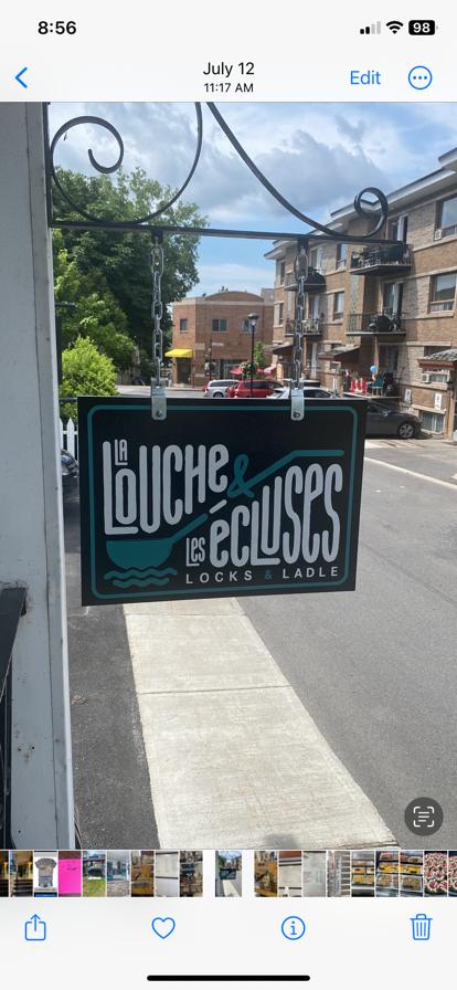 La Louche et Les Ecluses / Locks & Ladle Cafe Bistro | 7 Rue du Collège, Sainte-Anne-de-Bellevue, QC H9X 1W9, Canada | Phone: (514) 694-6527