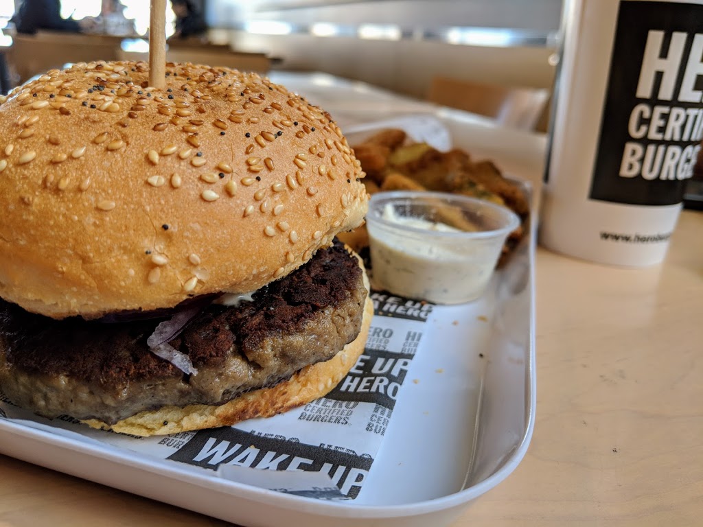 Hero Certified Burgers - Argentia | 2969 Argentia Rd, Mississauga, ON L5N 0B2, Canada | Phone: (905) 567-4401