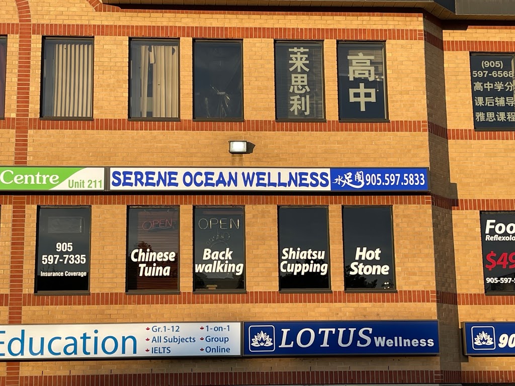 Serene Ocean Wellness Centre | 9011 Leslie St #212, Richmond Hill, ON L4B 3B6, Canada | Phone: (905) 597-5833