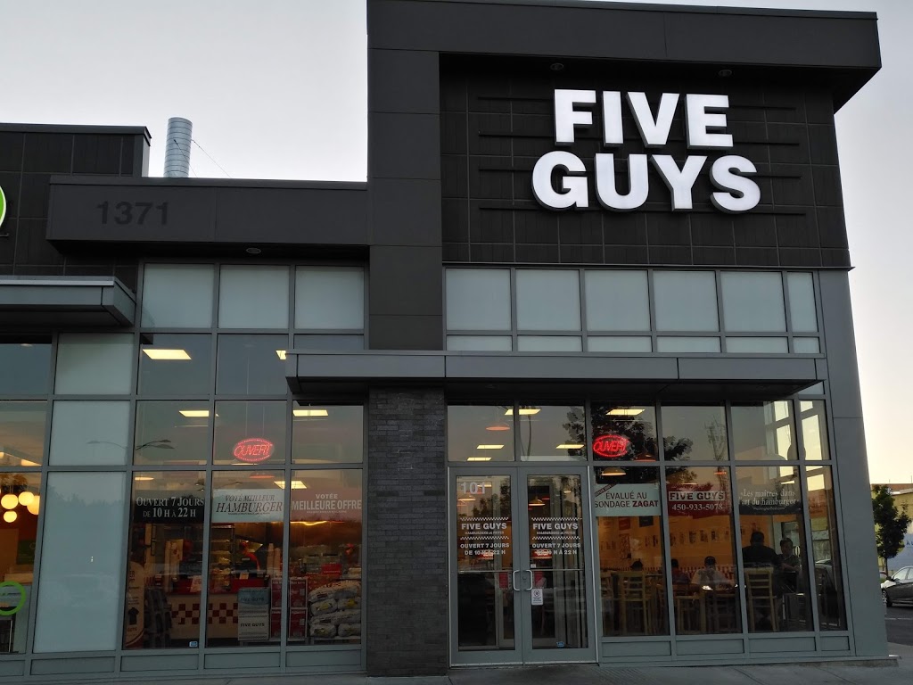 Five Guys | 44 Rue Valmont, Saint-Jérôme, QC J7Y 4Y2, Canada | Phone: (450) 990-2233