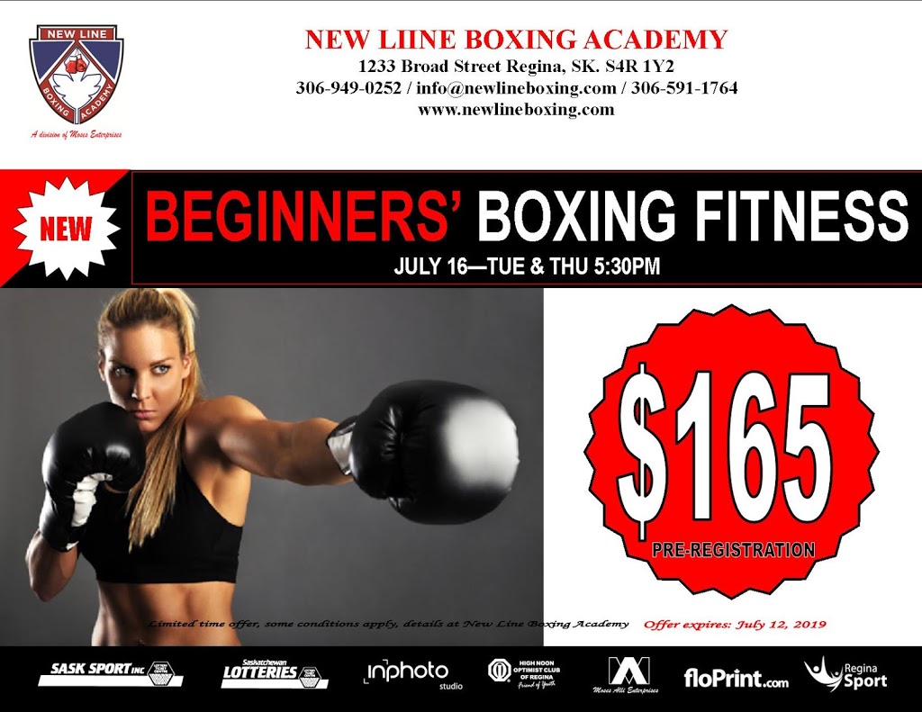 New Line Boxing Academy | 1233 Broad St, Regina, SK S4R 1Y2, Canada | Phone: (306) 949-0252