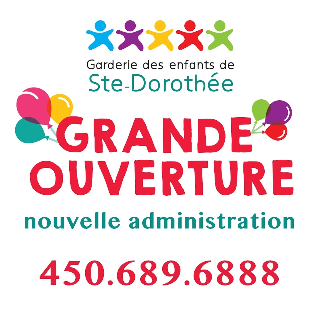 Garderie des enfants de Ste Dorothee | 559 Chem. du Bord-de-lEau, Laval, QC H7X 1T7, Canada | Phone: (514) 833-1567