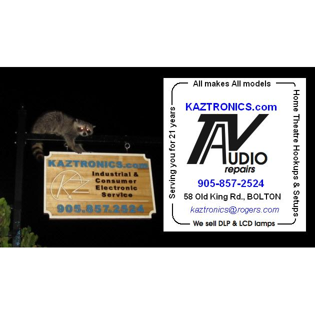 Kaztronics | 58 Old King Rd, Bolton, ON L7E 3J5, Canada | Phone: (905) 857-2524