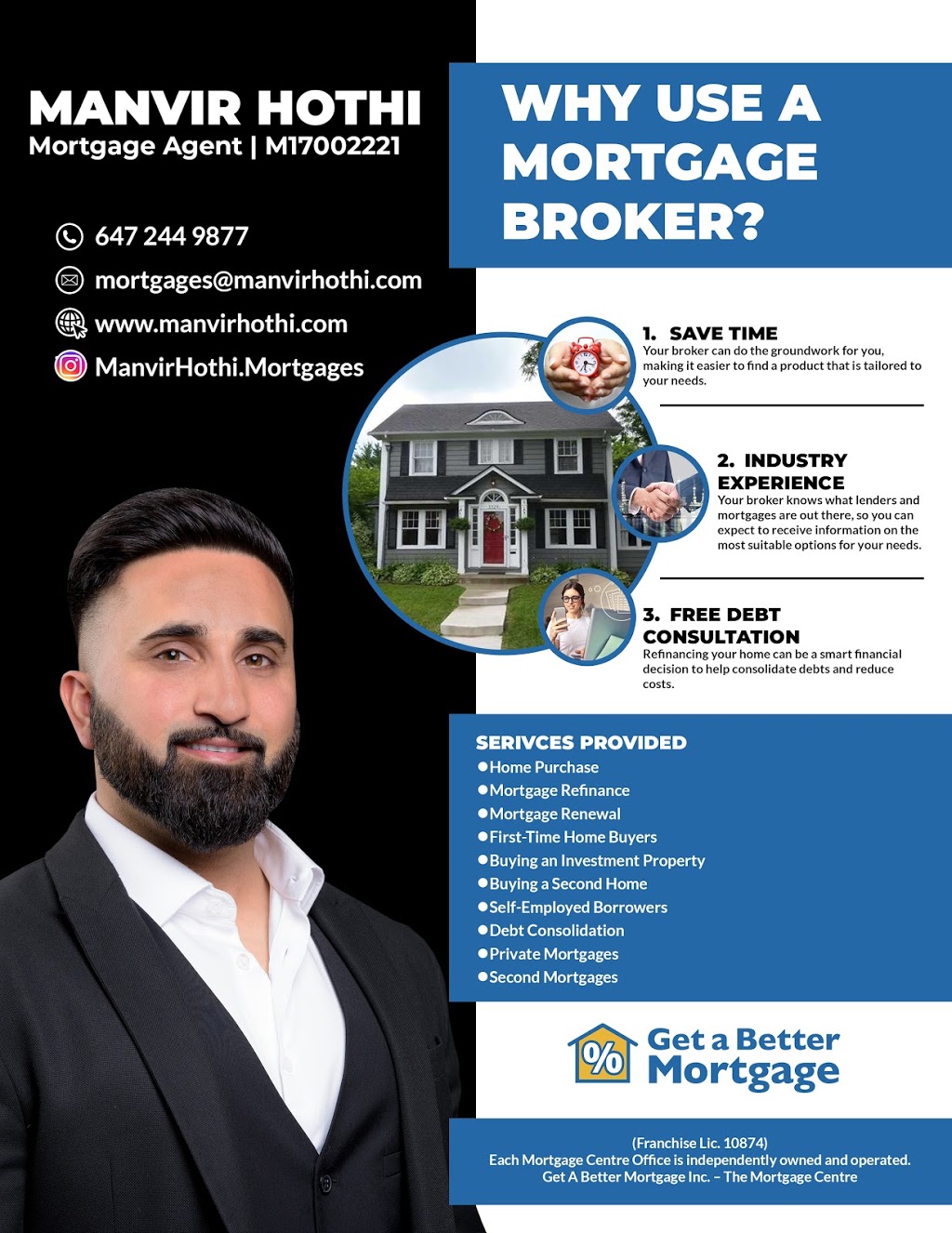 Manvir Hothi - Mortgage Agent | 19 Ross Dr, Brampton, ON L6V 3C5, Canada | Phone: (647) 244-9877