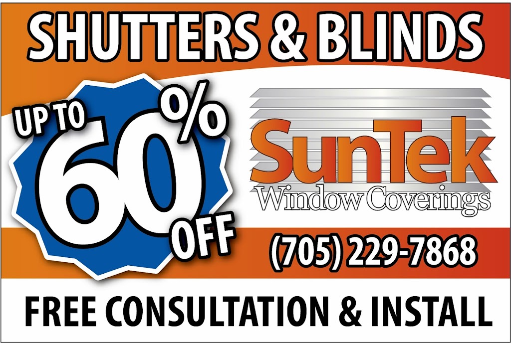 Sun Tek Window Coverings | 73 Morrow Rd, Barrie, ON L4N 3V7, Canada | Phone: (705) 229-7868