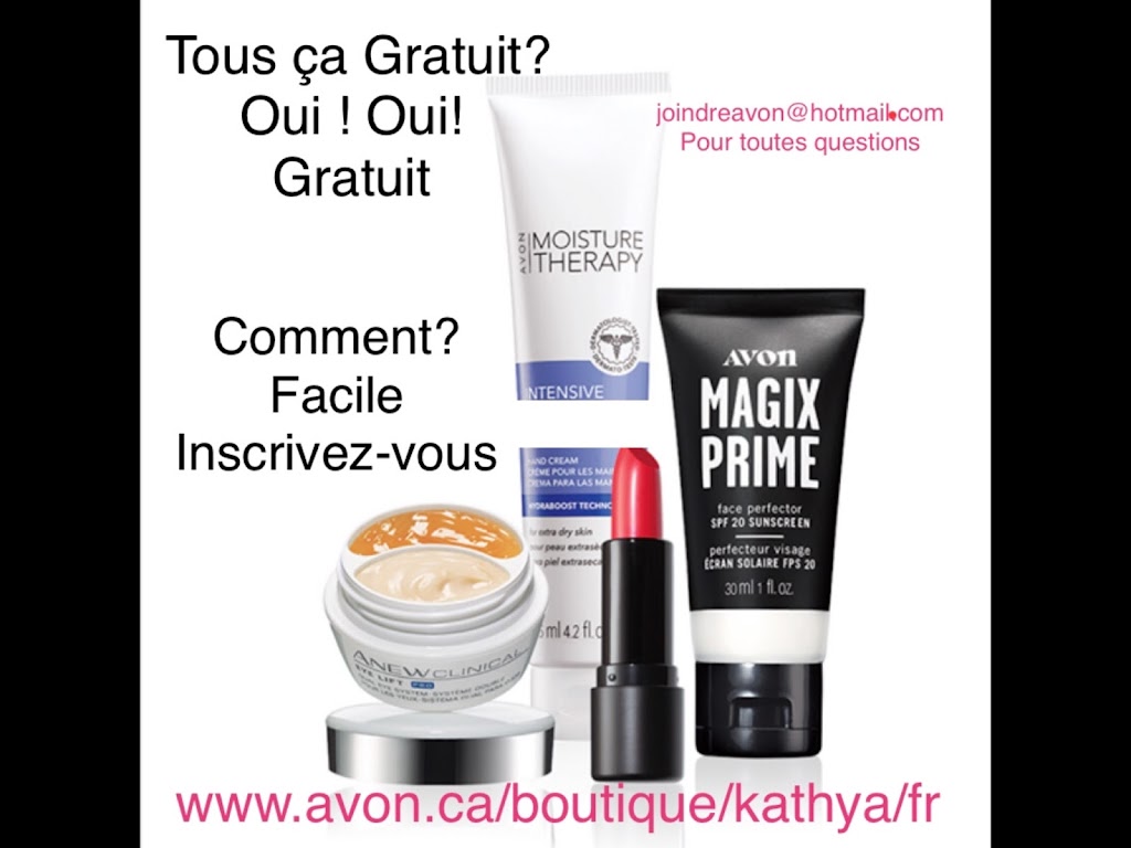 AVON kathya Représentante | 2116 Bd du Royaume O, Chicoutimi, QC G7H 5B1, Canada | Phone: (418) 550-0892